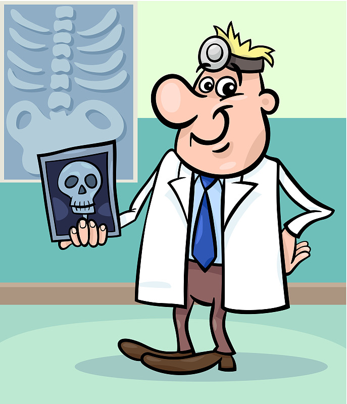 医学影像卡通图片