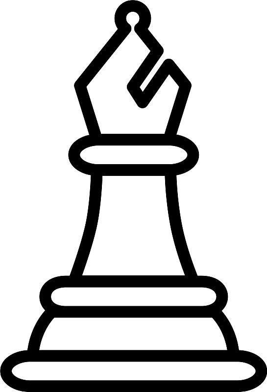 国际象棋简笔画图纸图片