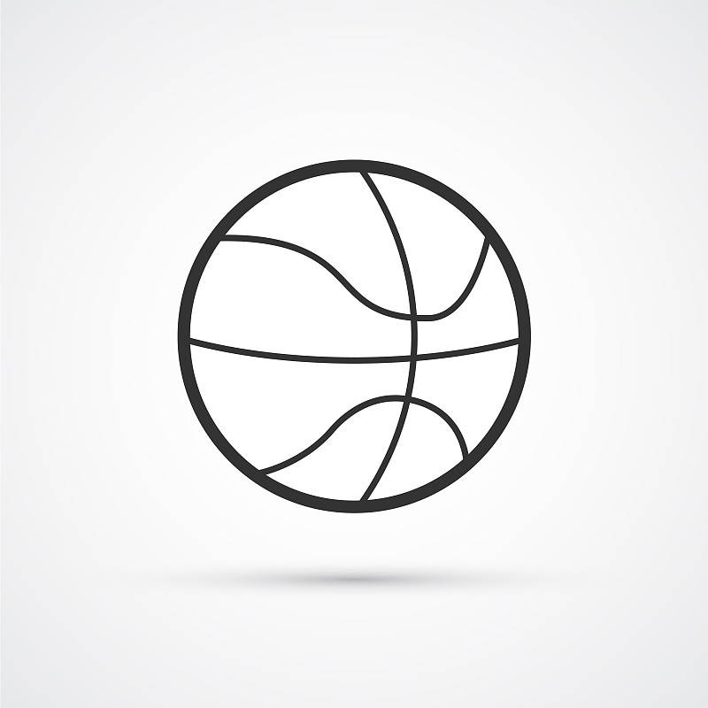 篮球logo图案创意黑白图片