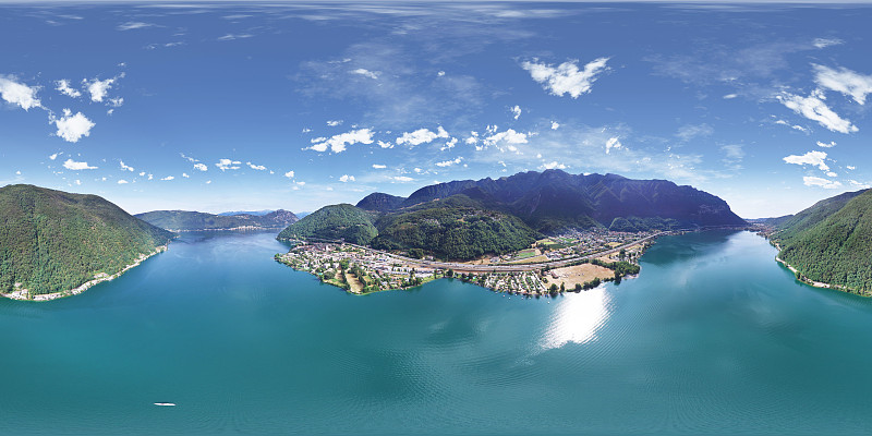瑞士卢加诺湖的照片摄影图片下载