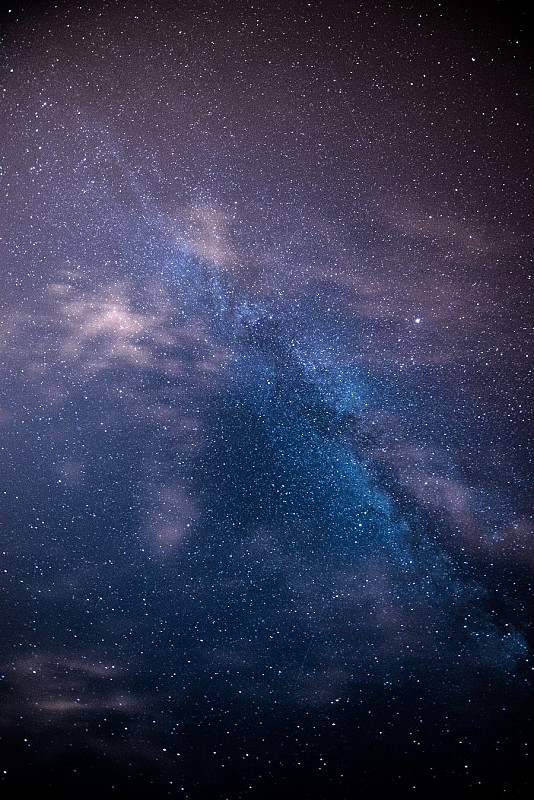 夜空下的星场图片素材