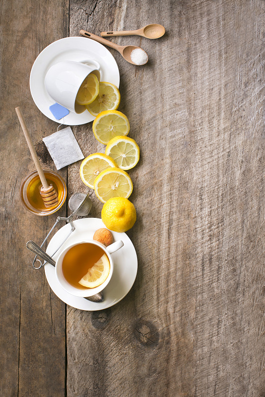 健康饮用蜂蜜柠檬茶。图片下载