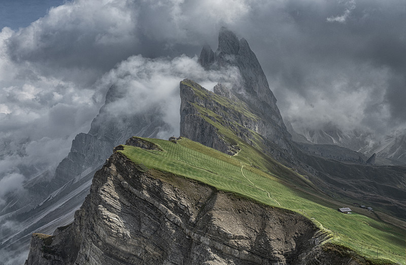 Alpe di Seceda 多洛米蒂山脉图片素材