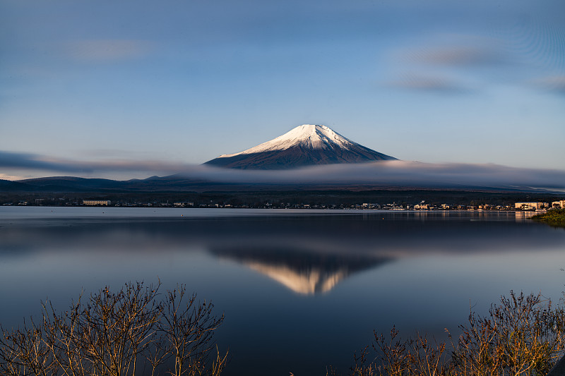 清晨富士山图片下载