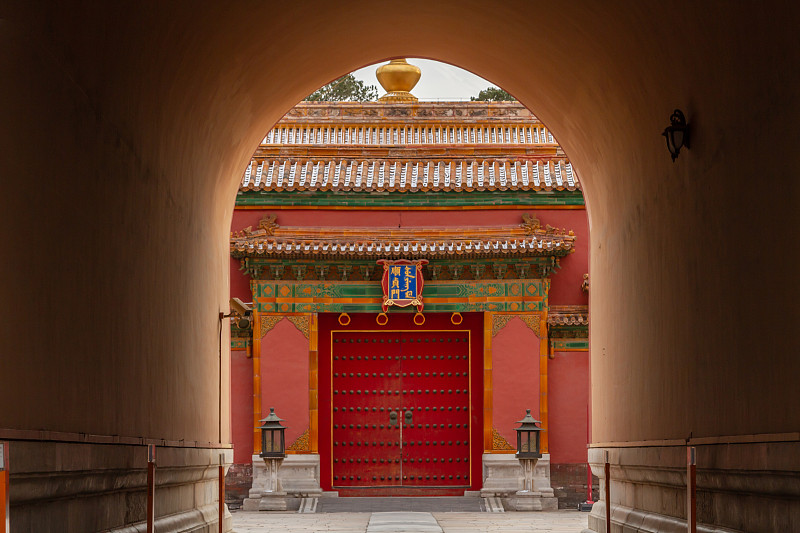 中国北京市：故宫博物院图片素材