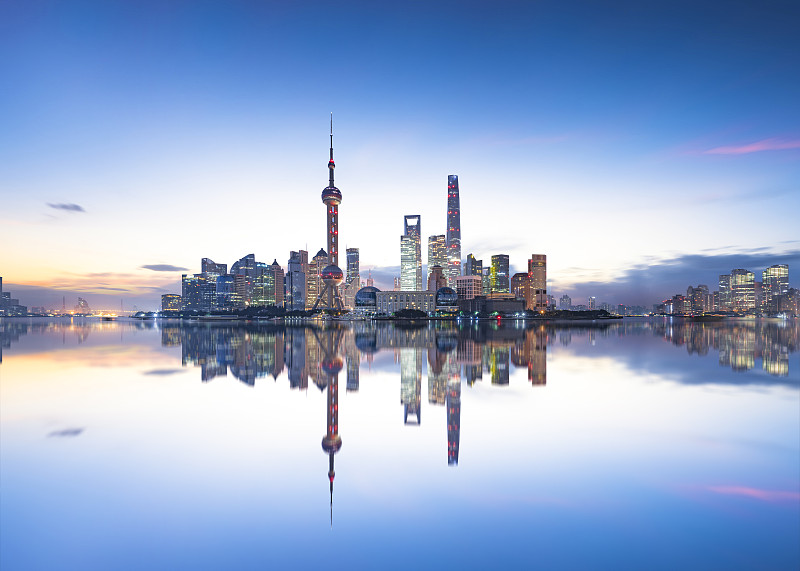 上海城市天际线图片下载