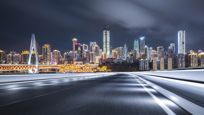 重庆城市道路图片素材