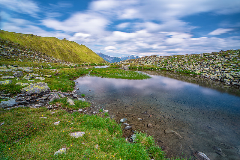 风景湖对天空，prgren，奥地利图片下载