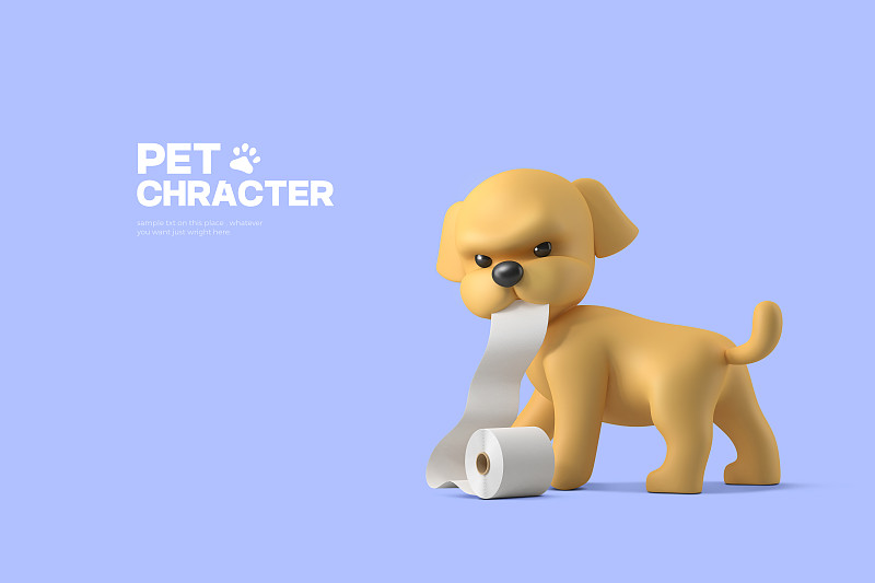3D可爱的宠物人物卡通006图片下载