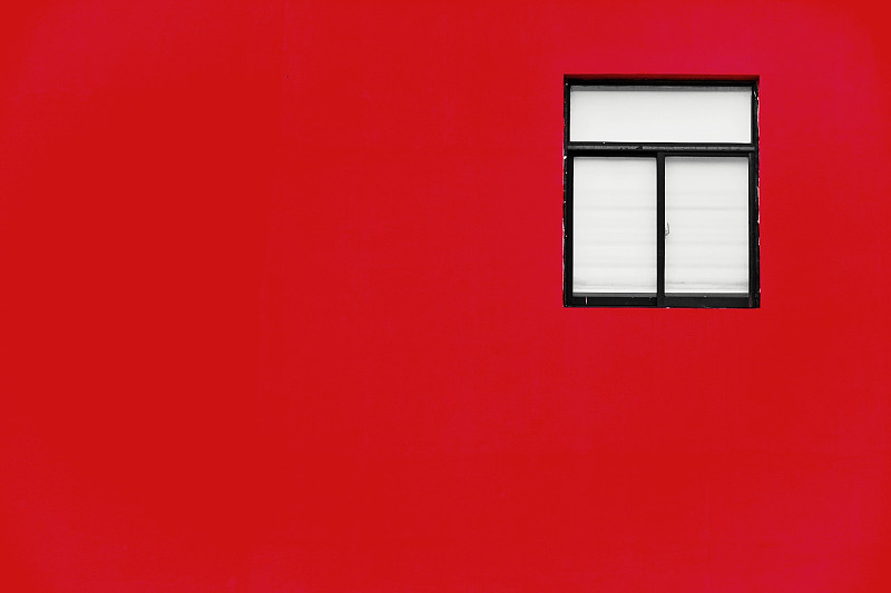 红墙，窗户图片下载