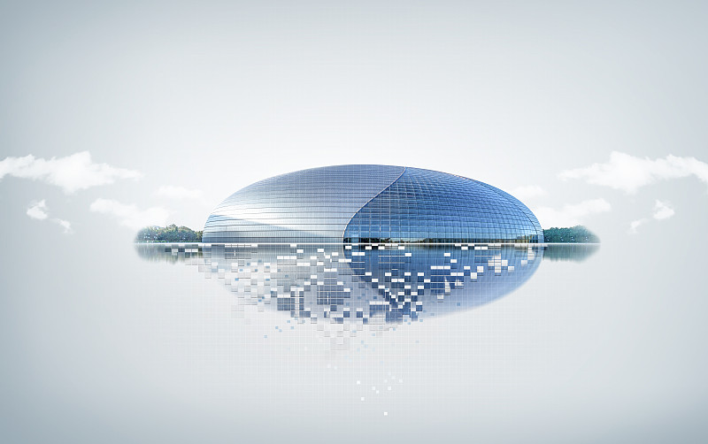 北京国家大剧院科技城市建筑图片下载