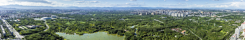 北京奥林匹克森林公园全景图片下载