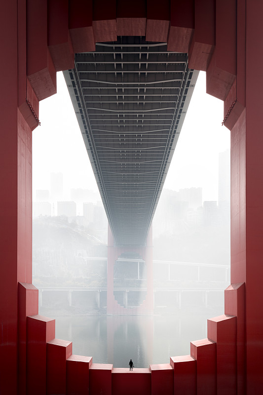 雾都重庆的桥图片下载