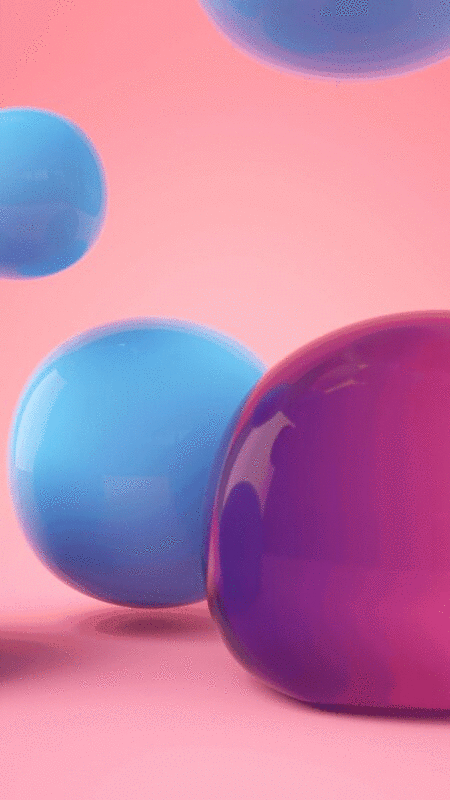 柔软的弹性球体3D渲染图片下载