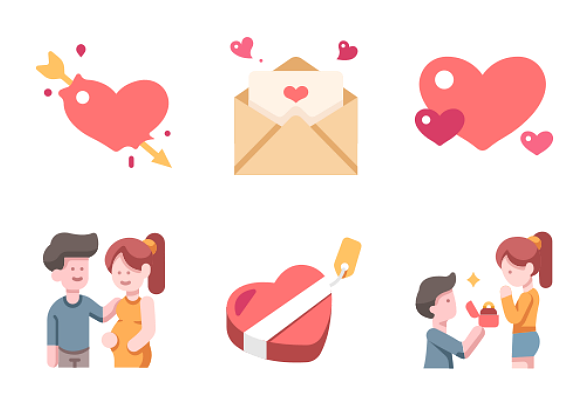 **平淡的爱情故事**
包含25个图标的图标包。

包括设计:
——爱
——浪漫
- - - - - -情人节
——关系
- - - - - -快乐
——情人
——在一起
——两
——男人
——心图标icon图片