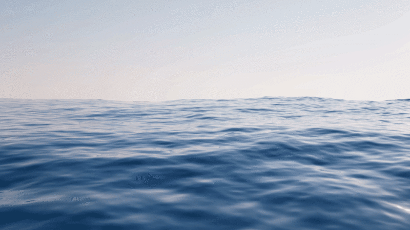 蓝色水面波纹背景循环动画3D渲染插画下载