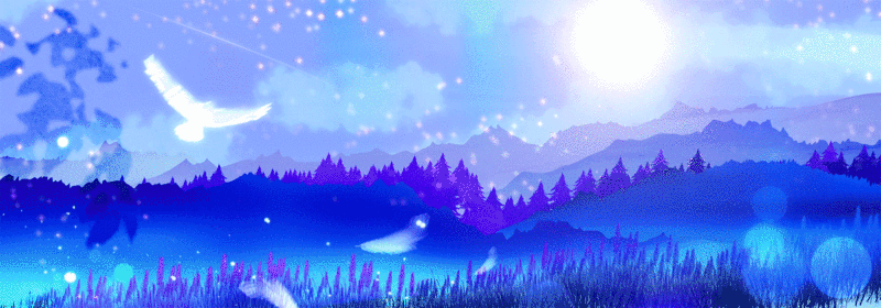 天空星空风景背景视频夜晚天空上的星星在闪耀插画背景图片下载