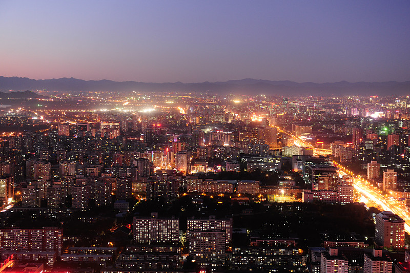 北京城市夜景图片下载