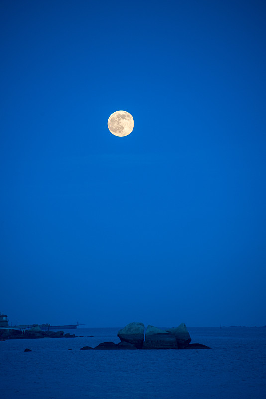 厦门海绵上的月亮图片下载
