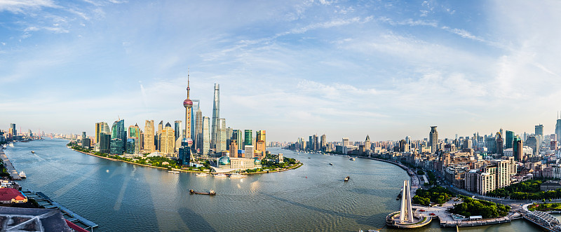 上海高视角全景图片下载