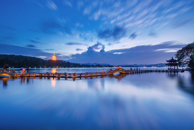 杭州西湖夜景图片下载