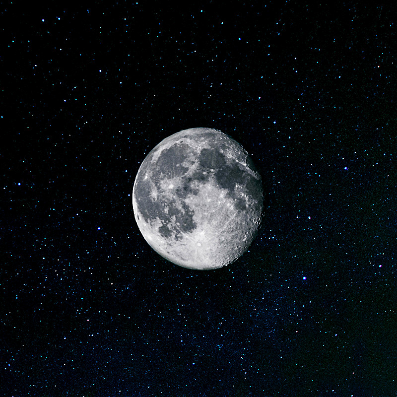 有月亮的星空图片下载
