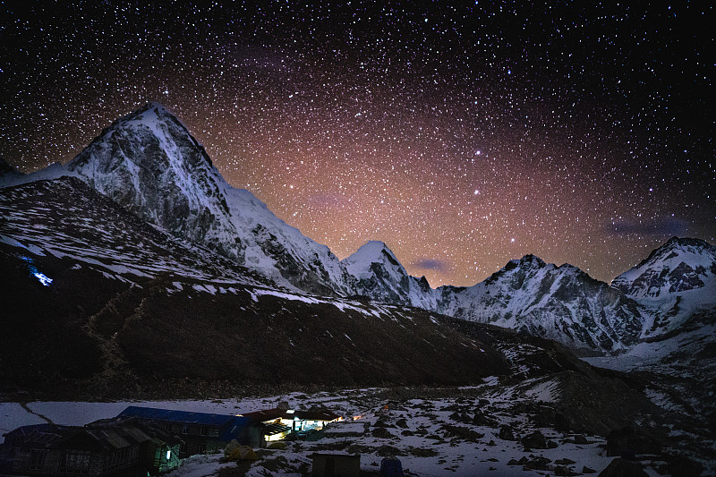 世界之巅的星空:喜马拉雅图片下载