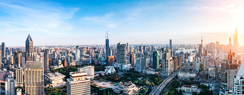 上海城市风光全景图片下载