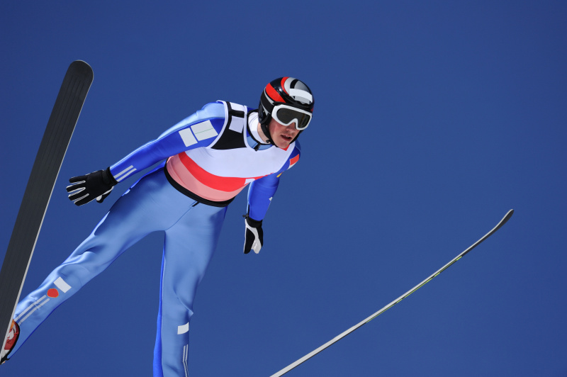 跳台滑雪肖像图片下载