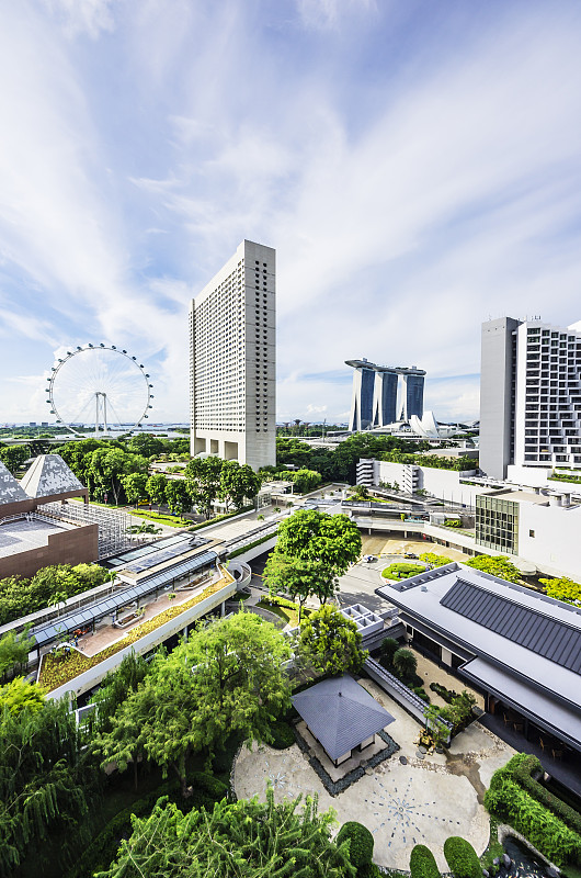 新加坡，滨海湾滨海湾金沙酒店图片下载
