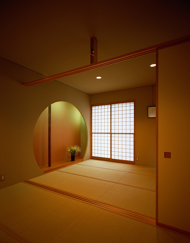 日本家庭的房间图片素材