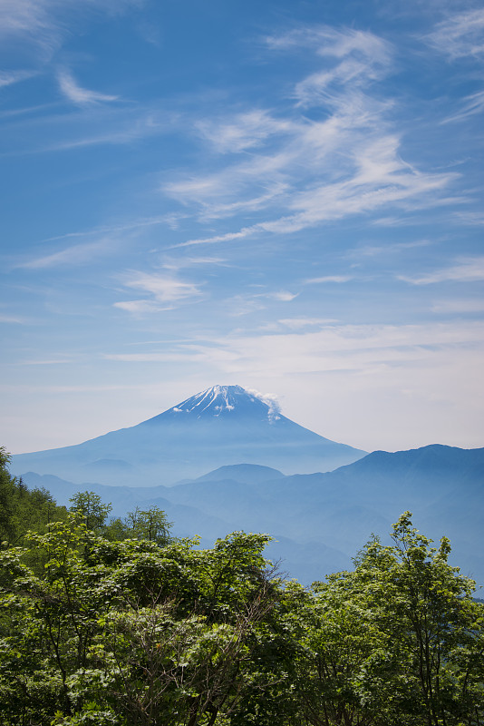 夏天的富士山图片下载