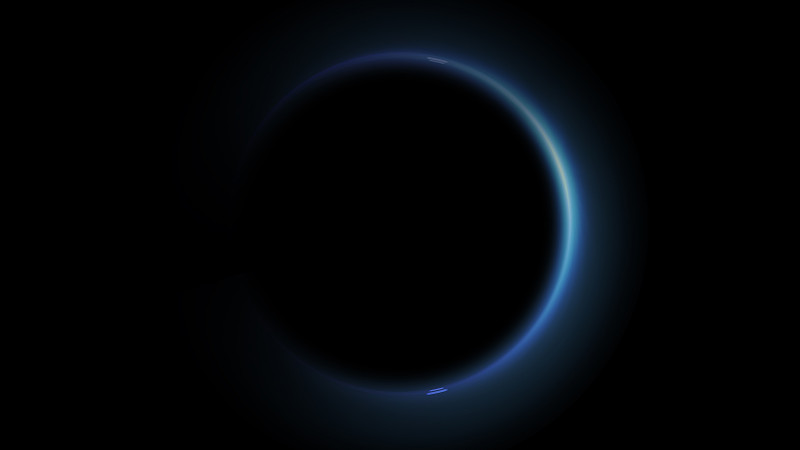 月食光，抽象透镜光晕环背景。图片素材