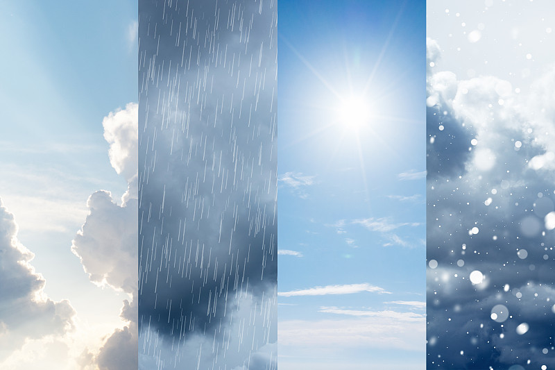 天气的变化。一种四季不同的自然现象图片下载