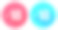 -18， -18。圆形图标与长阴影在红色或蓝色的背景图标icon图片
