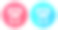 印度卢比提现。圆形图标与长阴影在红色或蓝色的背景图标icon图片