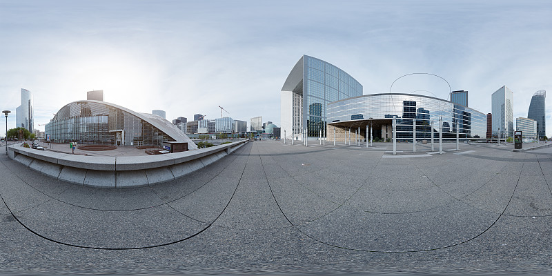 360°全景La Défense，巴黎图片下载