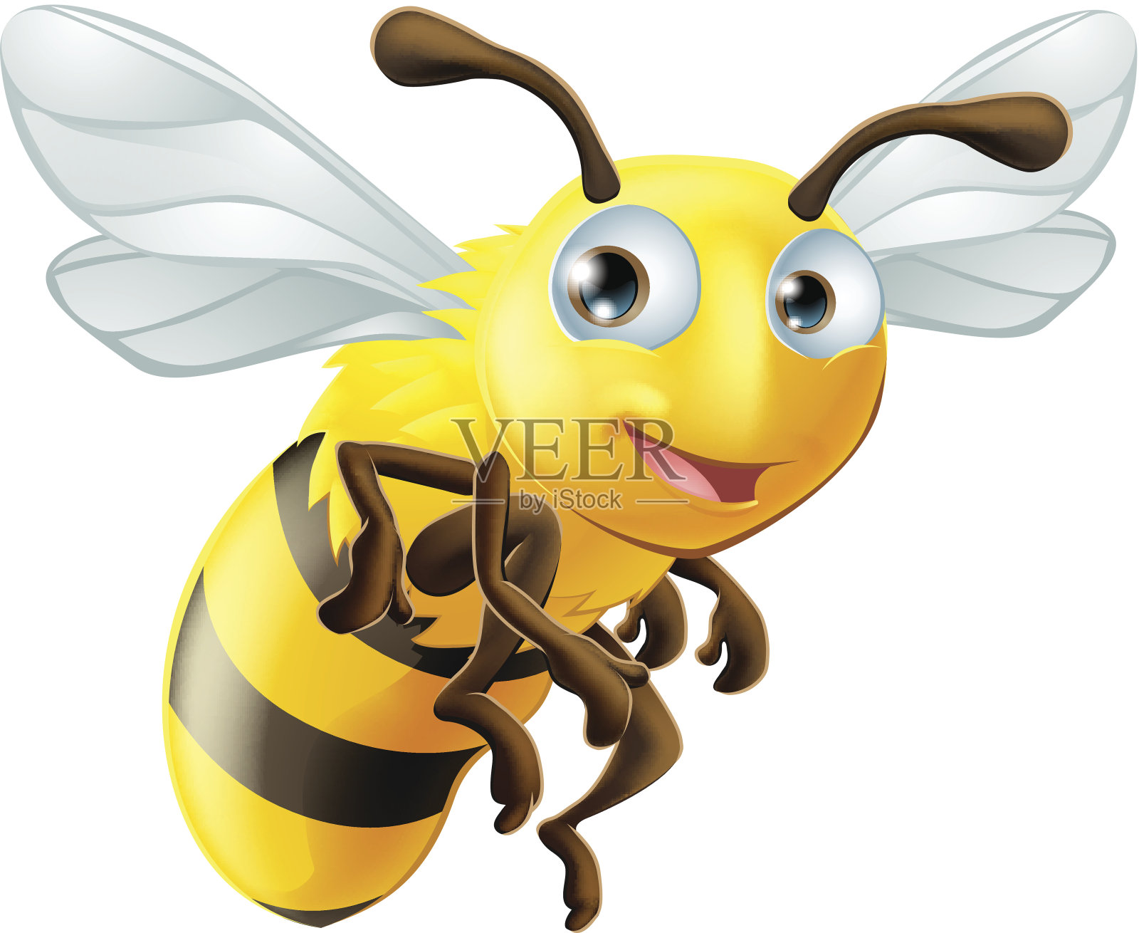 卡通蜜蜂设计元素图片