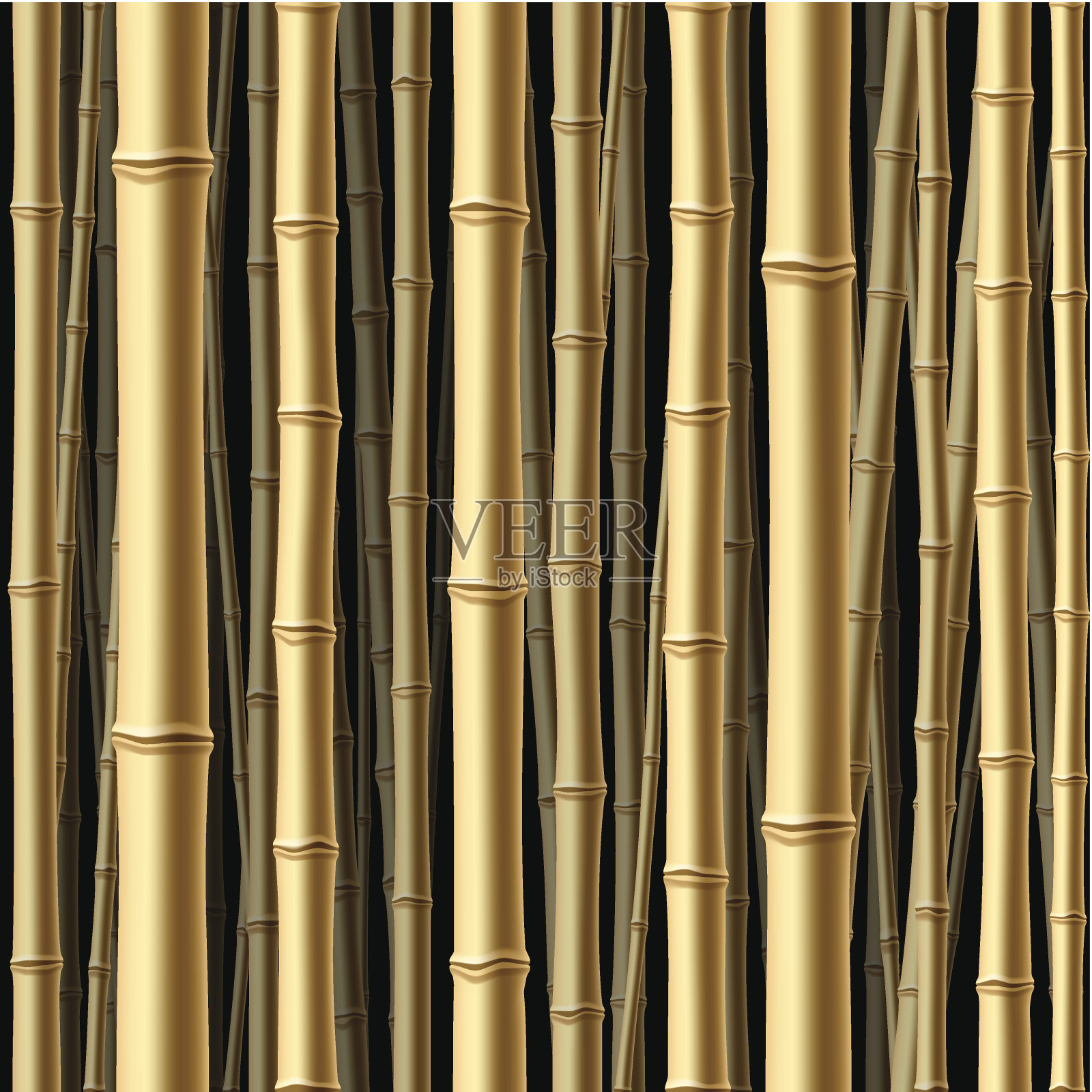 无缝的竹林设计元素图片