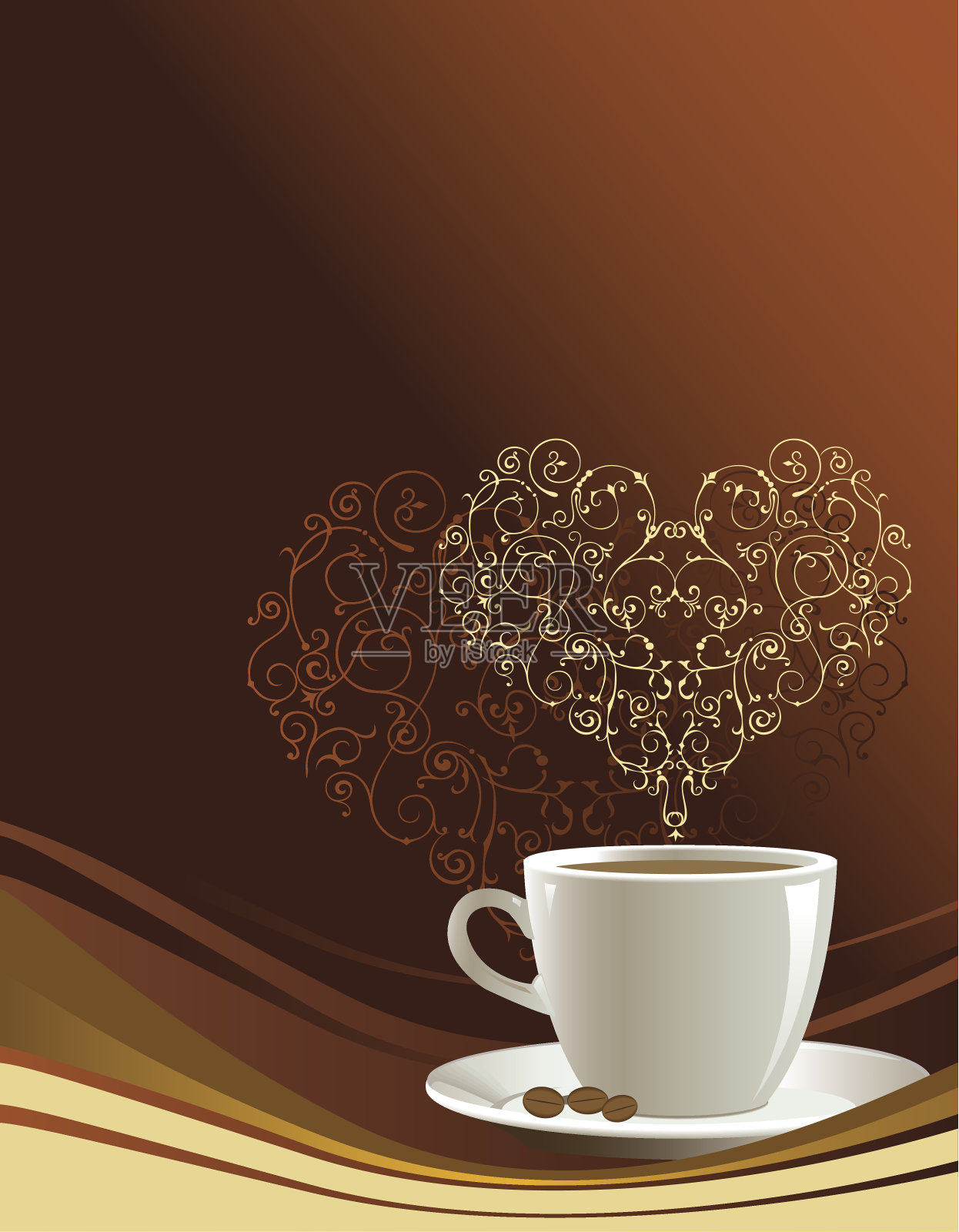咖啡杯插画图片素材