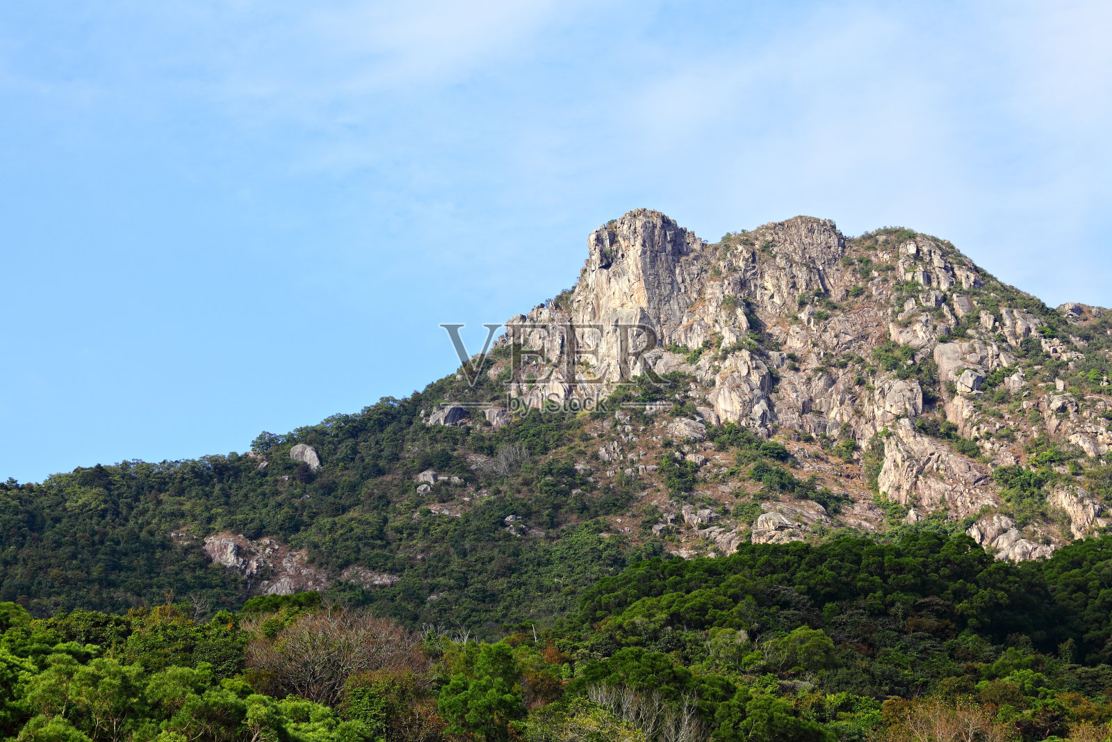 狮子山，香港精神的象征照片摄影图片