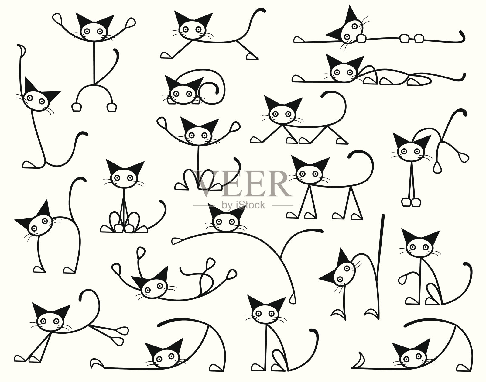 凯蒂猫插画图片素材