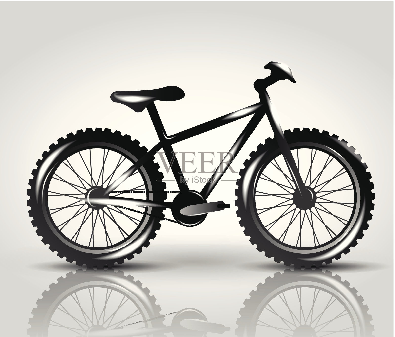 向量的自行车设计元素图片
