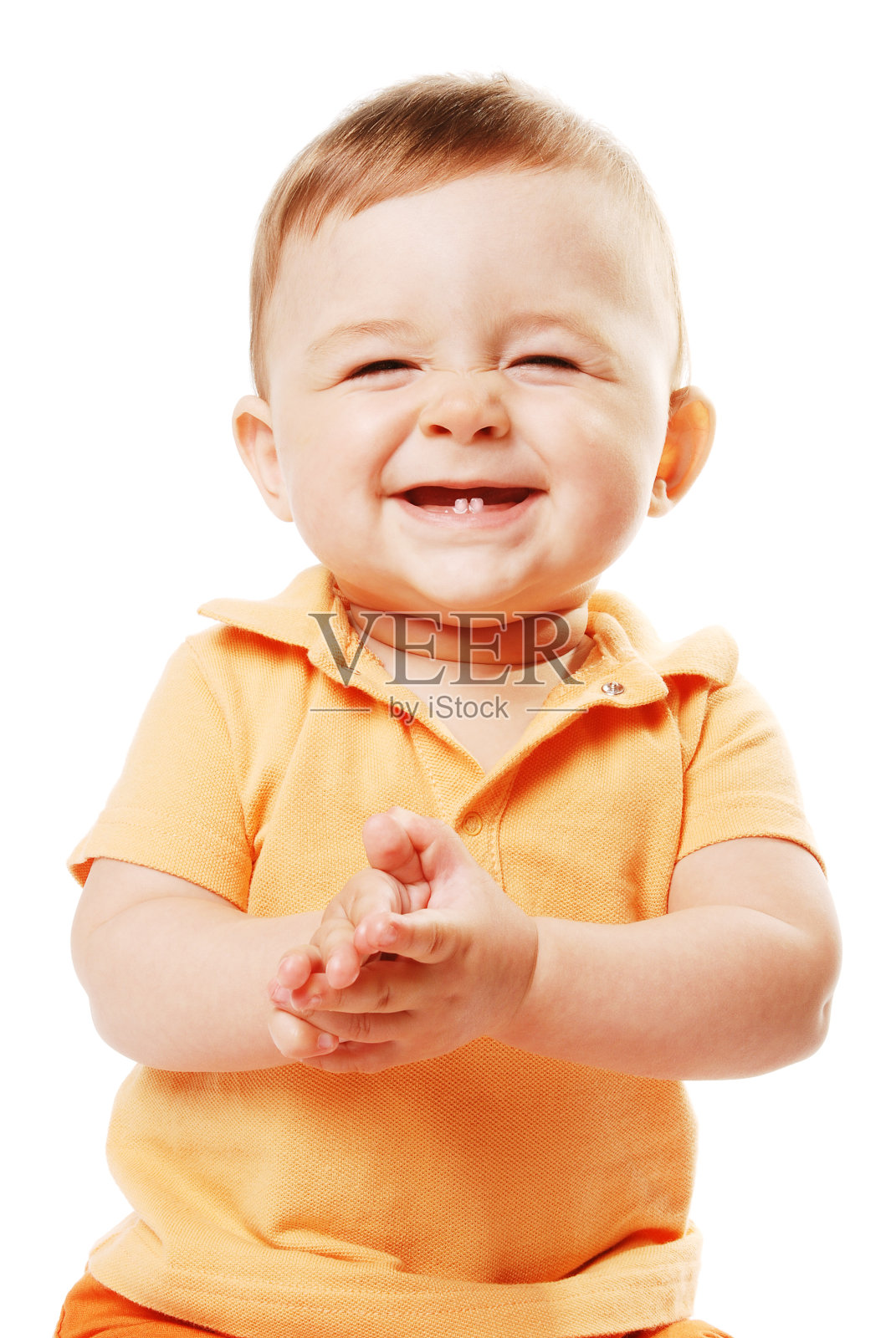 笑的婴儿照片摄影图片