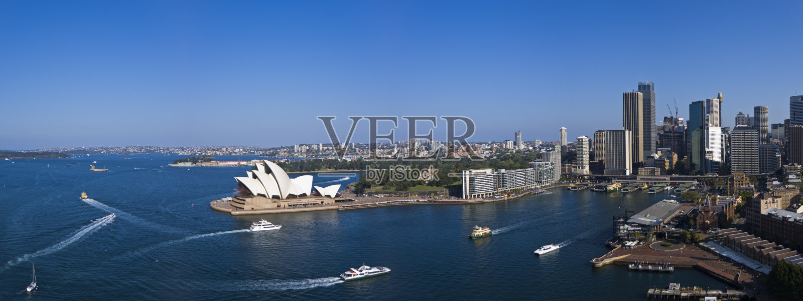悉尼海港的全景图在下午的太阳XXXL照片摄影图片