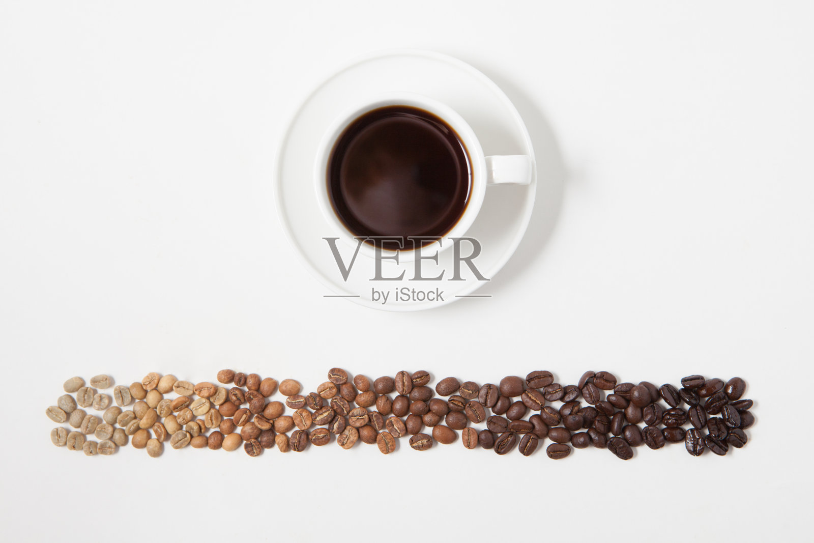 咖啡豆烘焙光谱照片摄影图片
