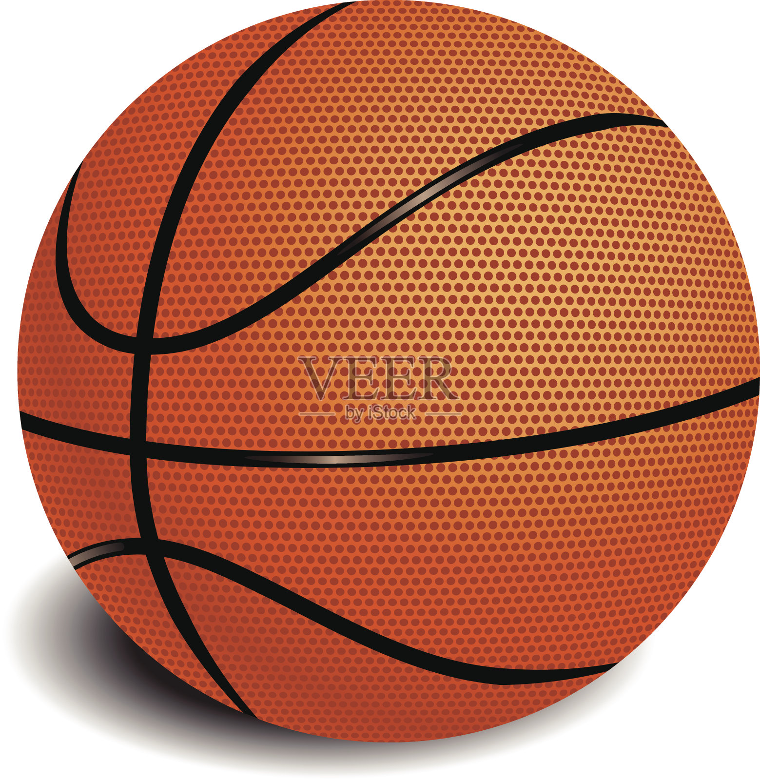 气球篮球向量插画图片素材