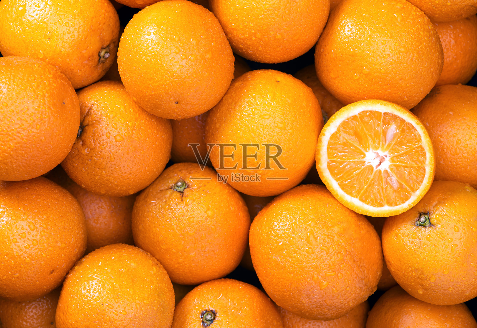 橙色背景设计元素图片