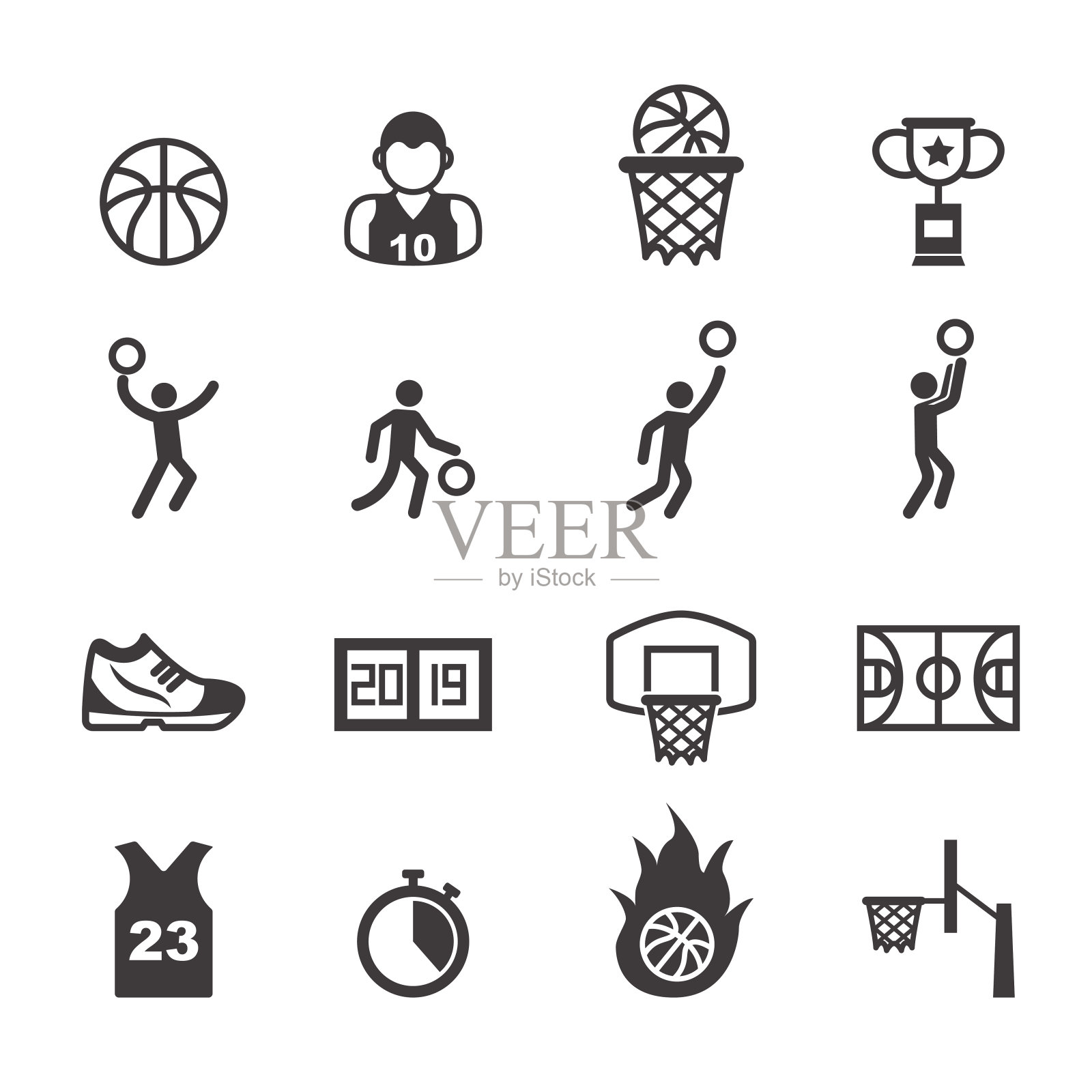 篮球的图标图标素材