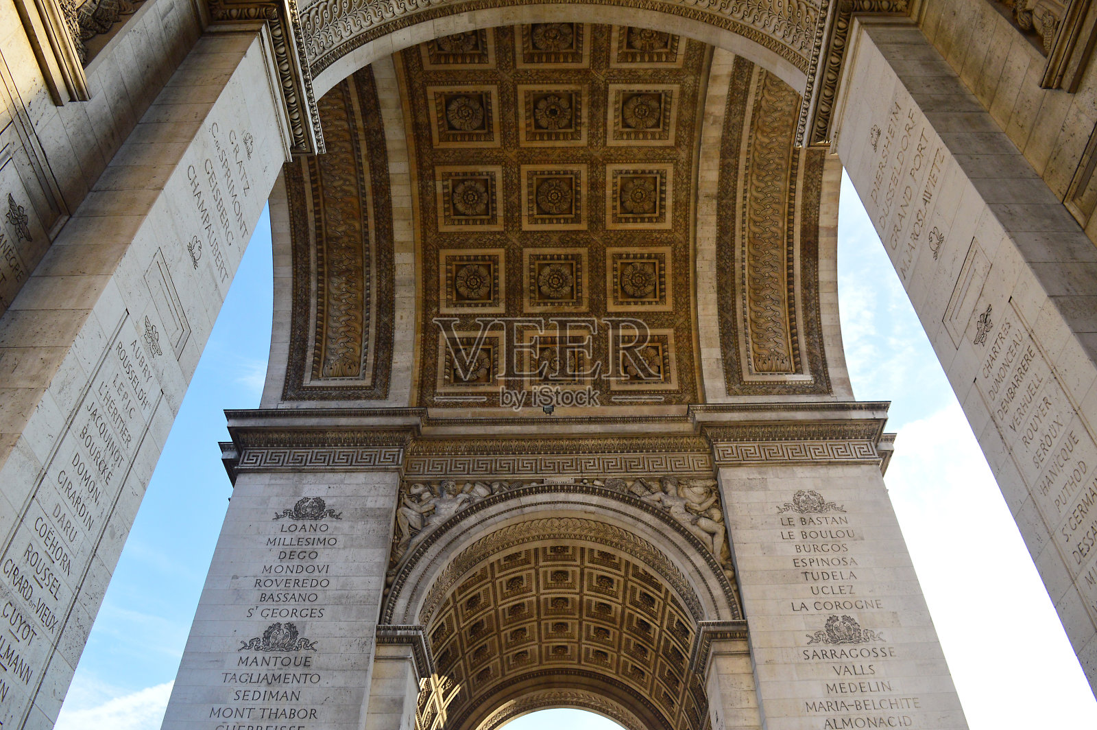 法国军事英雄凯旋门照片摄影图片